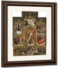 Retaule De Sant Vicenc By Bernat Martorell Fine Art Print