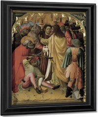 Retaule De Sant Vicenc. Detall By Bernat Martorell Fine Art Print