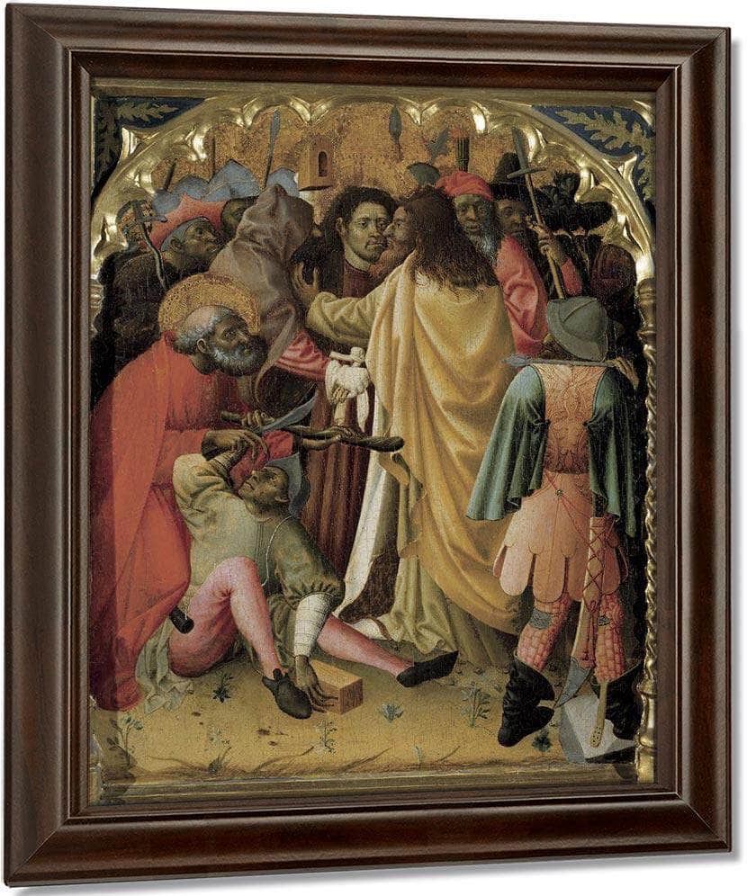 Retaule De Sant Vicenc. Detall By Bernat Martorell Fine Art Print