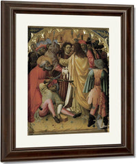 Retaule De Sant Vicenc. Detall By Bernat Martorell Fine Art Print