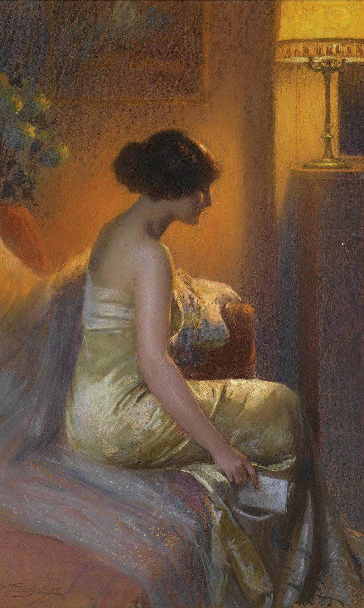 Retour De Bal By Enjolras Delphin Fine Art Print