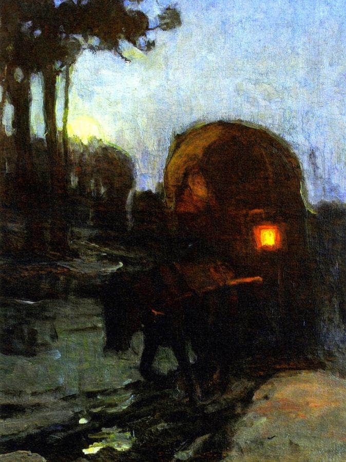 Return At Night From The Market By Henry Ossawa Tanner Fine Art Print