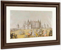 Return From The Chase Westwood House Worcestershire The Seat Of Sir John Packington By Edward Francis Burney Fine Art Print