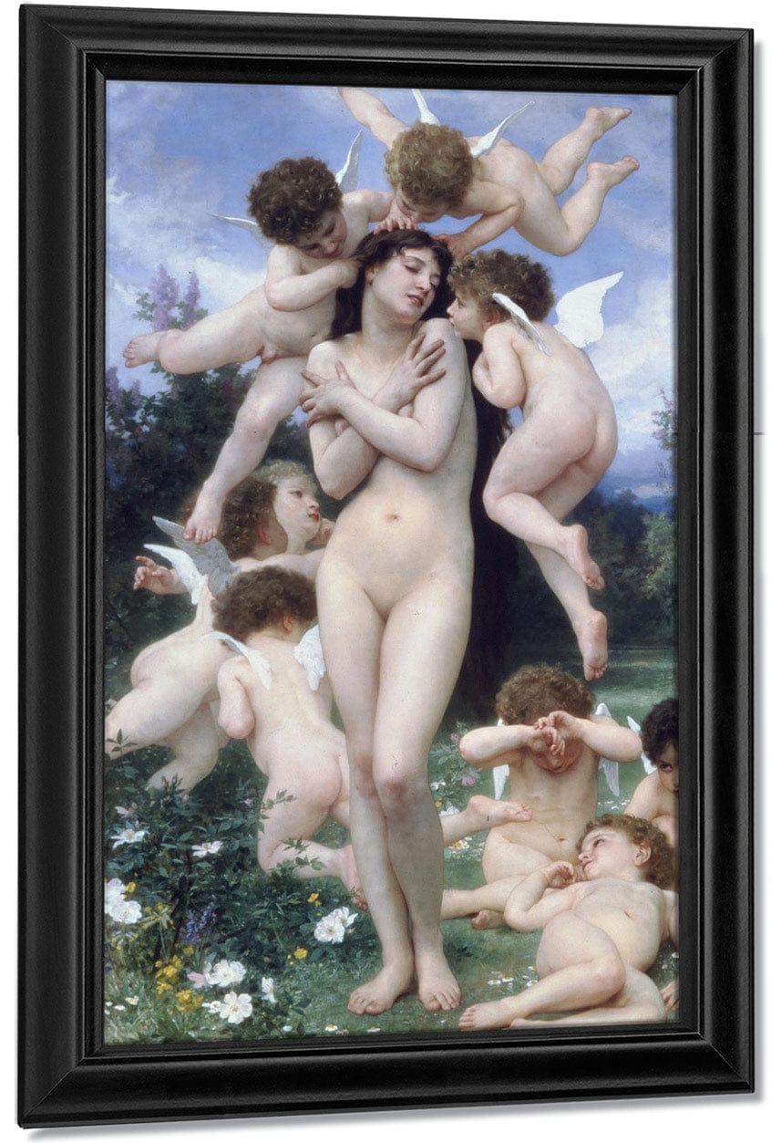 Return Of Spring 1886 Neoclassical 201 3X177 8Cm Joslyn Art Museum By William Adolphe Bouguereau Fine Art Print