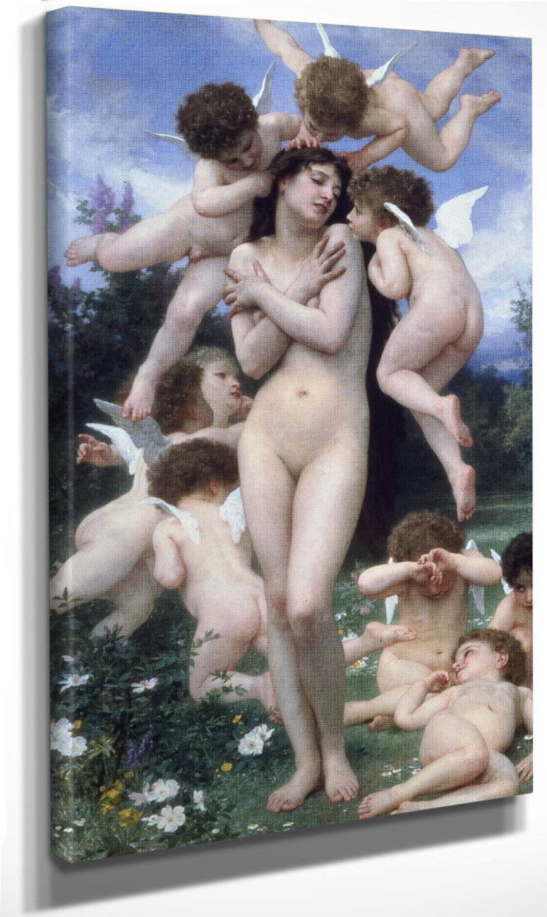 Return Of Spring 1886 Neoclassical 201 3X177 8Cm Joslyn Art Museum By William Adolphe Bouguereau Fine Art Print