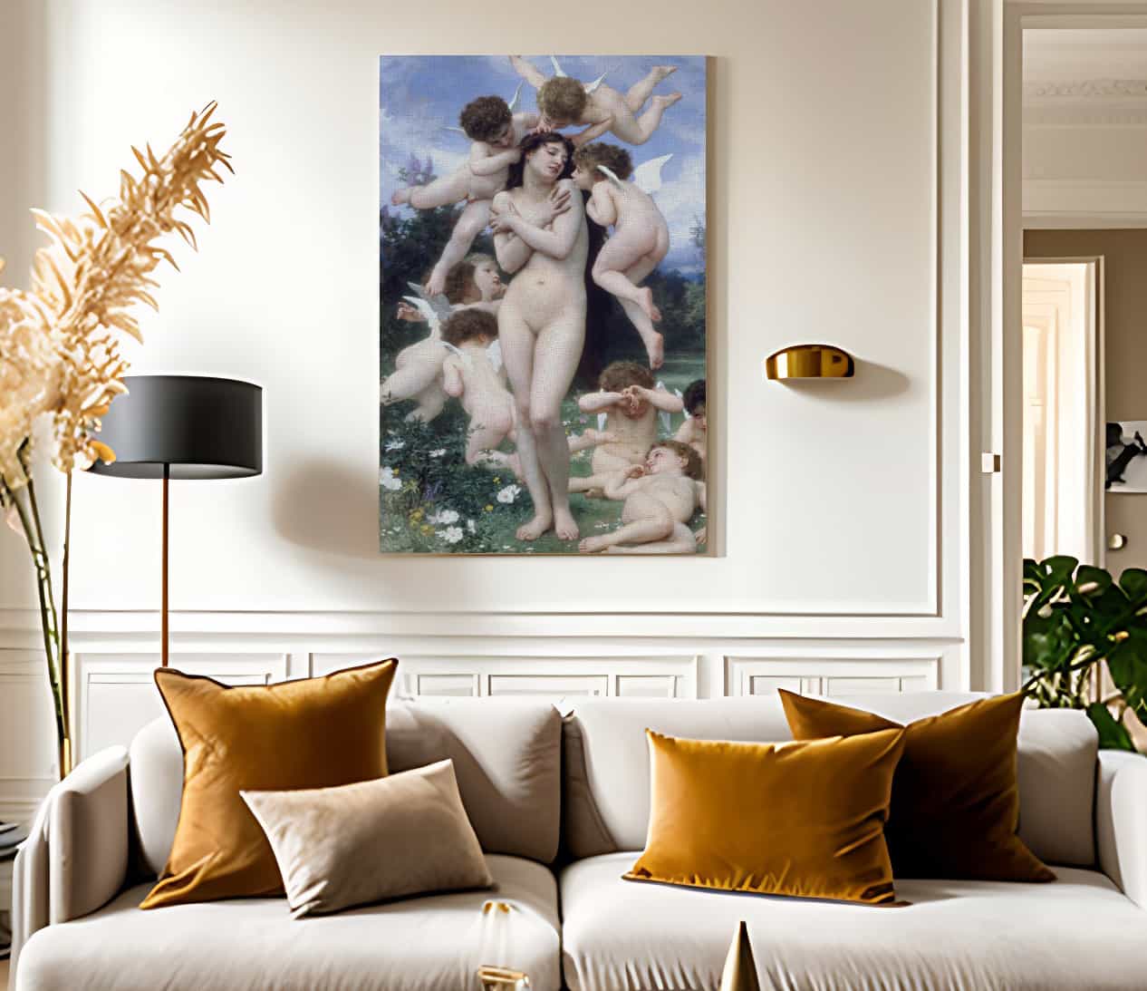 Return Of Spring 1886 Neoclassical 201 3X177 8Cm Joslyn Art Museum By William Adolphe Bouguereau Fine Art Print