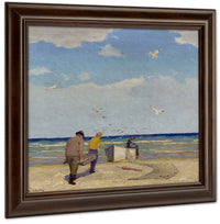 Return Of The Fisherman By Frank V. Dudley Fine Art Print