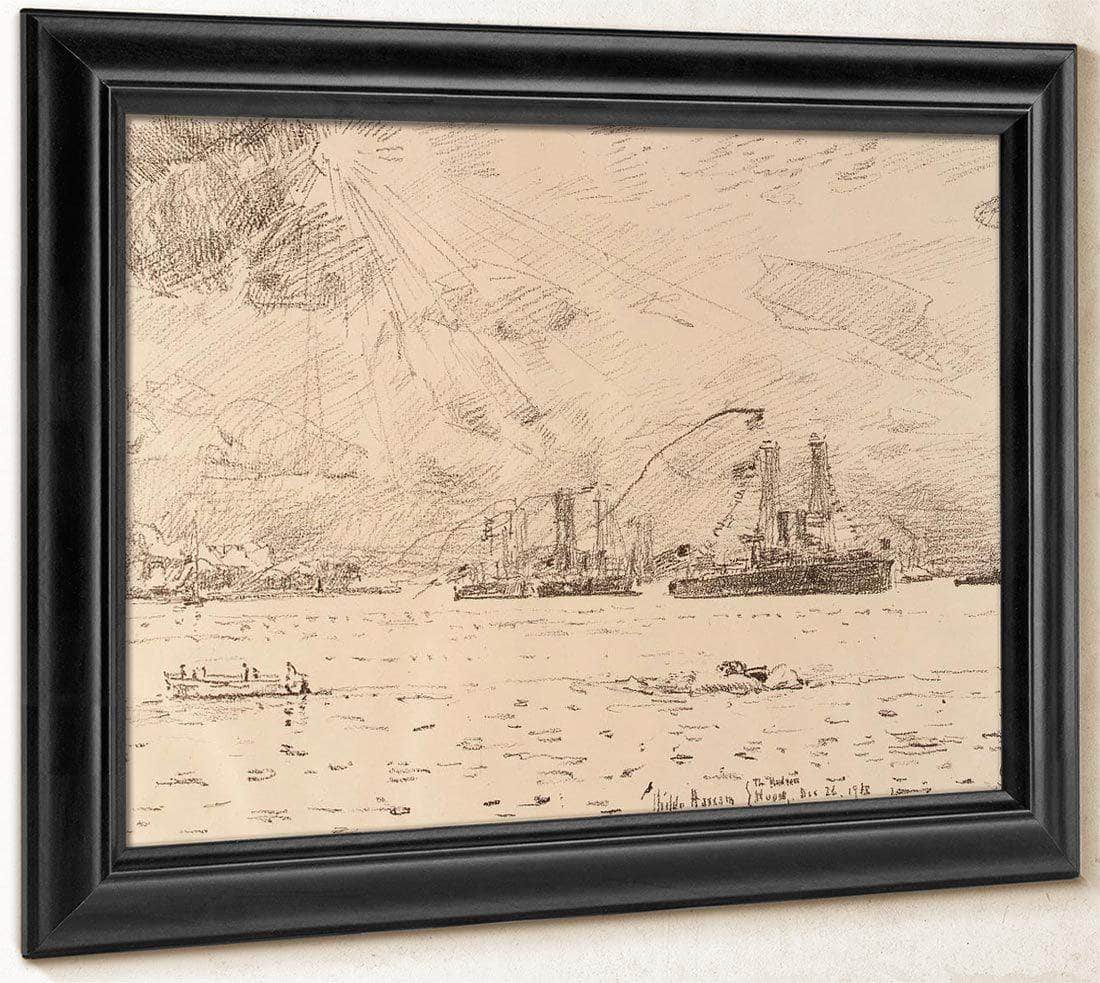 Return Of The Fleet By Childe Hassam Fine Art Print