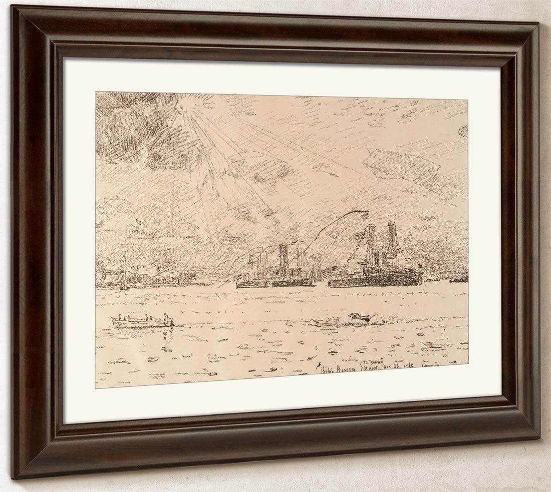 Return Of The Fleet By Childe Hassam Fine Art Print