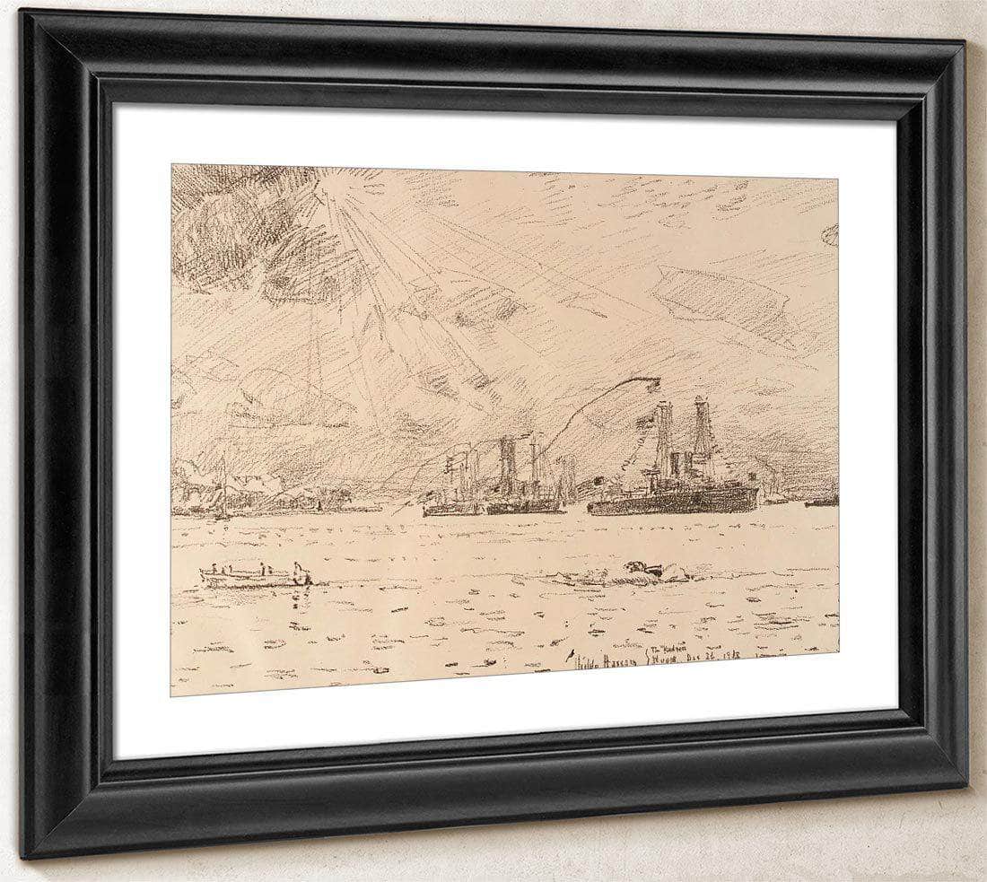 Return Of The Fleet By Childe Hassam Fine Art Print