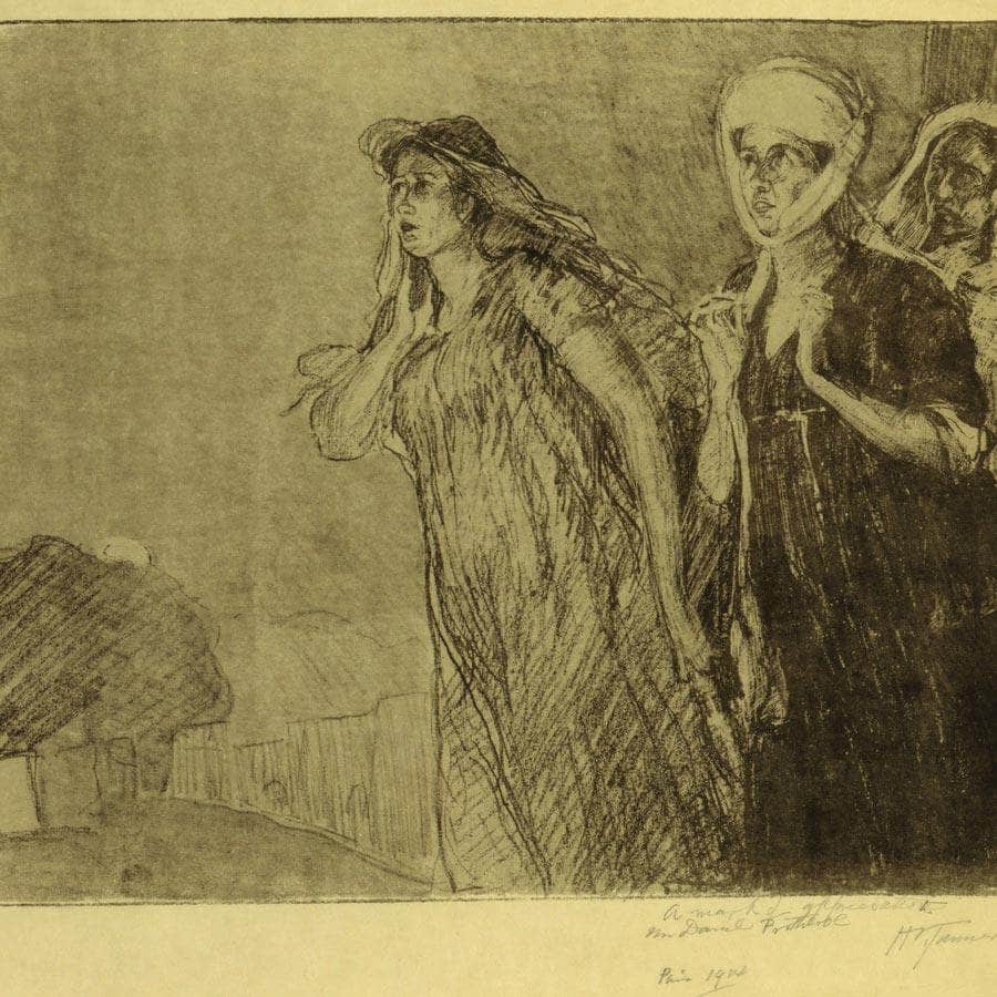 Return To The Tomb By Henry Ossawa Tanner Fine Art Print