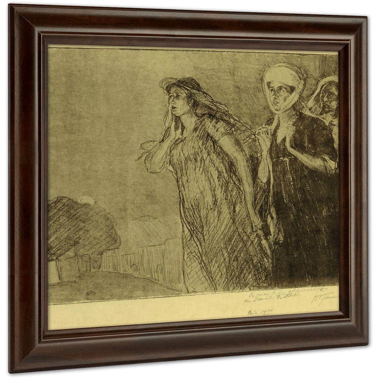 Return To The Tomb By Henry Ossawa Tanner Fine Art Print