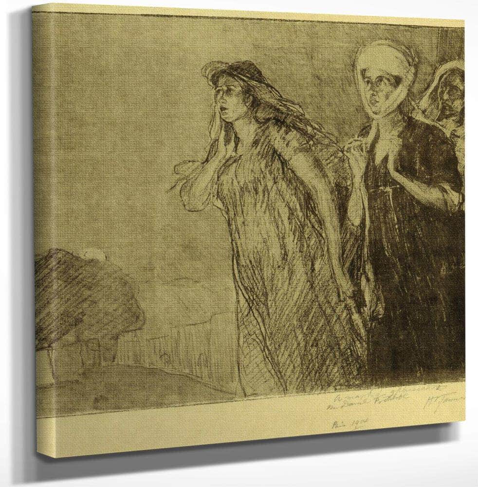 Return To The Tomb By Henry Ossawa Tanner Fine Art Print