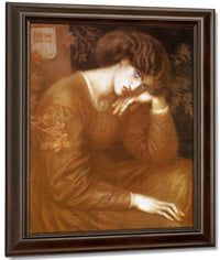 Reverie 1868 Chalk Romanticism Pre Raphaelite 84X71Cm Ashmoleam Museum Oxford By Dante Gabriel Rossetti Fine Art Print