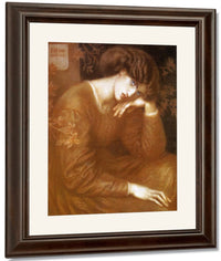 Reverie 1868 Chalk Romanticism Pre Raphaelite 84X71Cm Ashmoleam Museum Oxford By Dante Gabriel Rossetti Fine Art Print