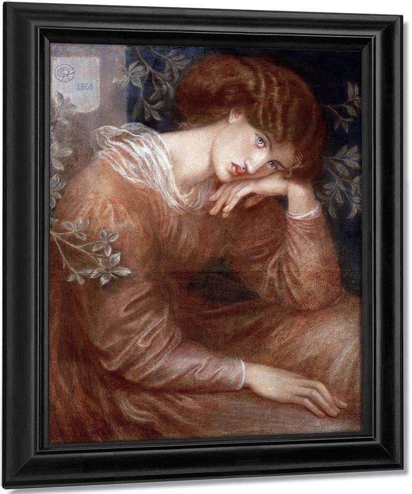 Reverie By Dante Gabriel Rossetti Fine Art Print