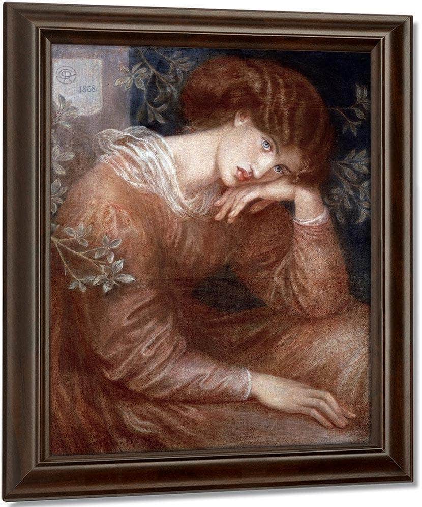 Reverie By Dante Gabriel Rossetti Fine Art Print