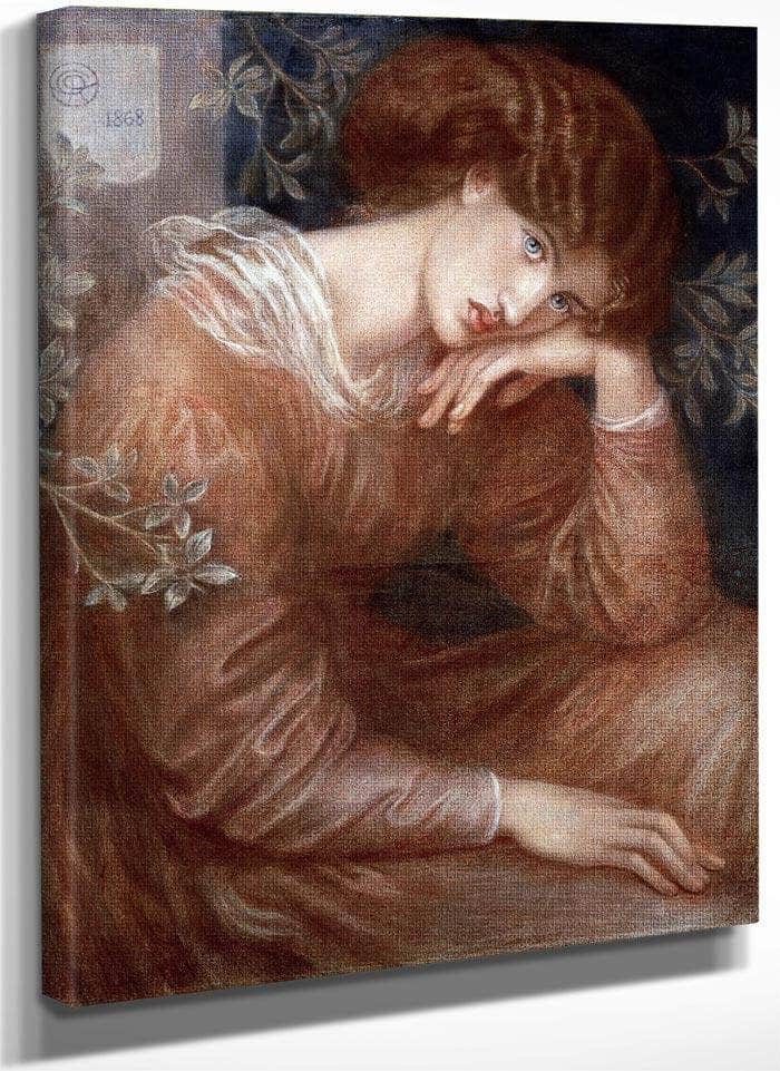 Reverie By Dante Gabriel Rossetti Fine Art Print