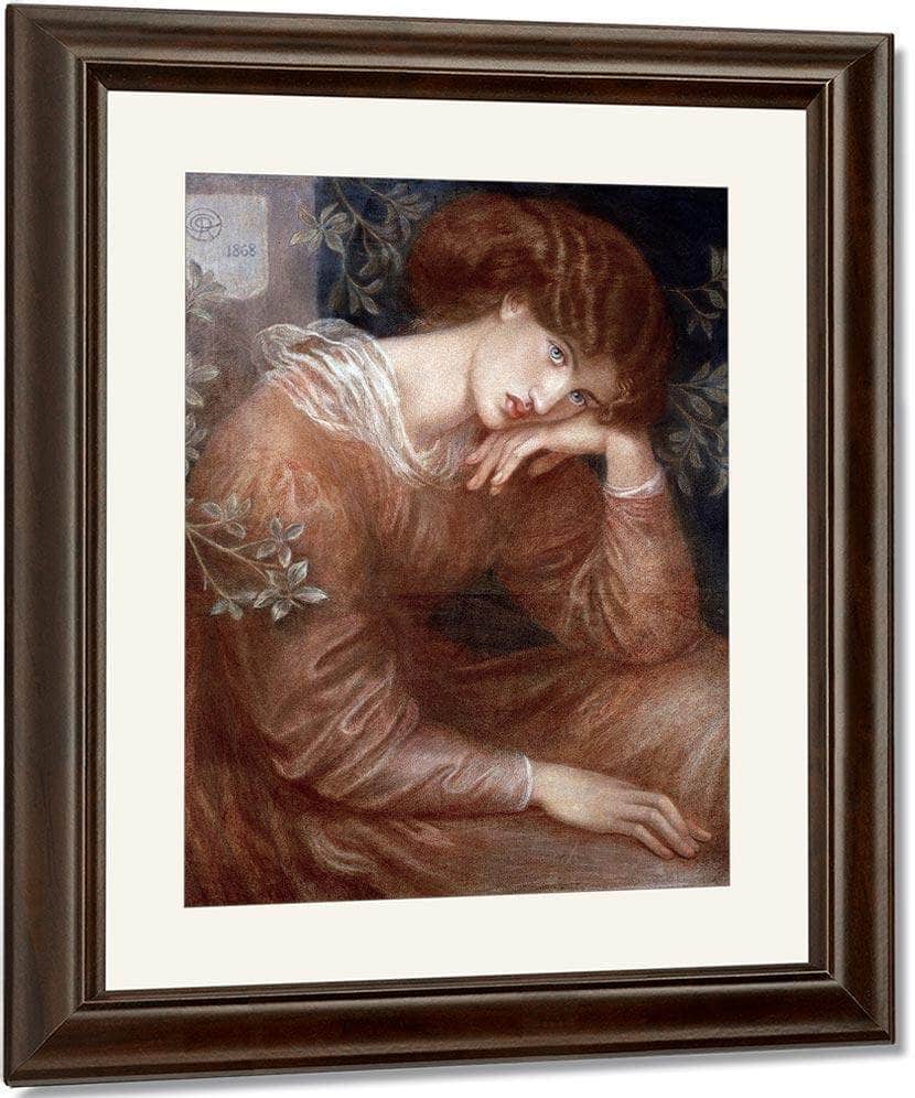 Reverie By Dante Gabriel Rossetti Fine Art Print