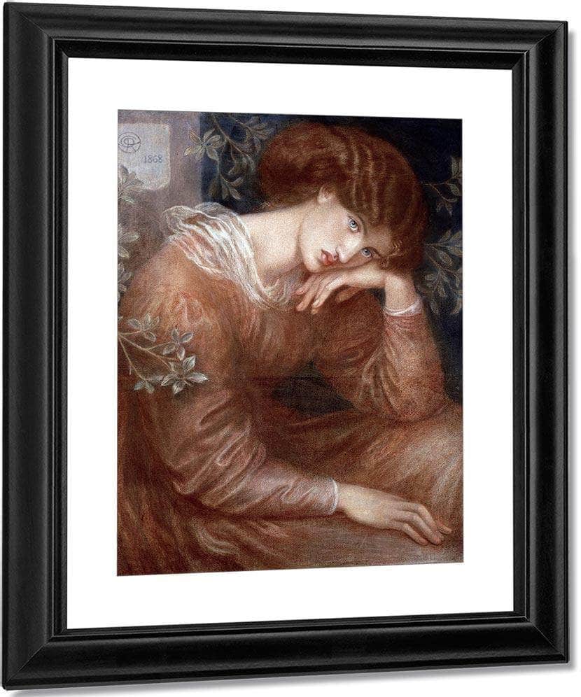 Reverie By Dante Gabriel Rossetti Fine Art Print