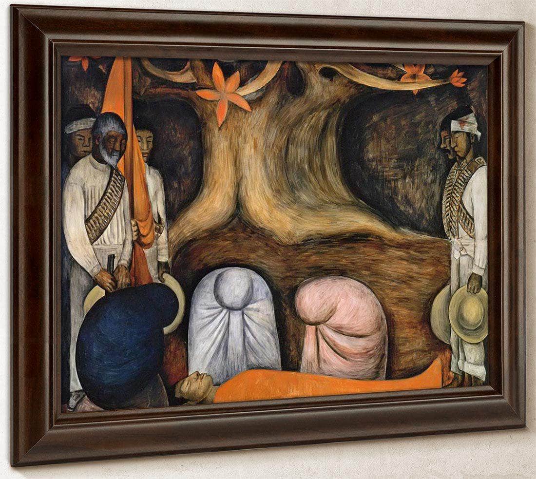 Revolution Germination The Flowering Of The Revolution By Diego Rivera Fine Art Print