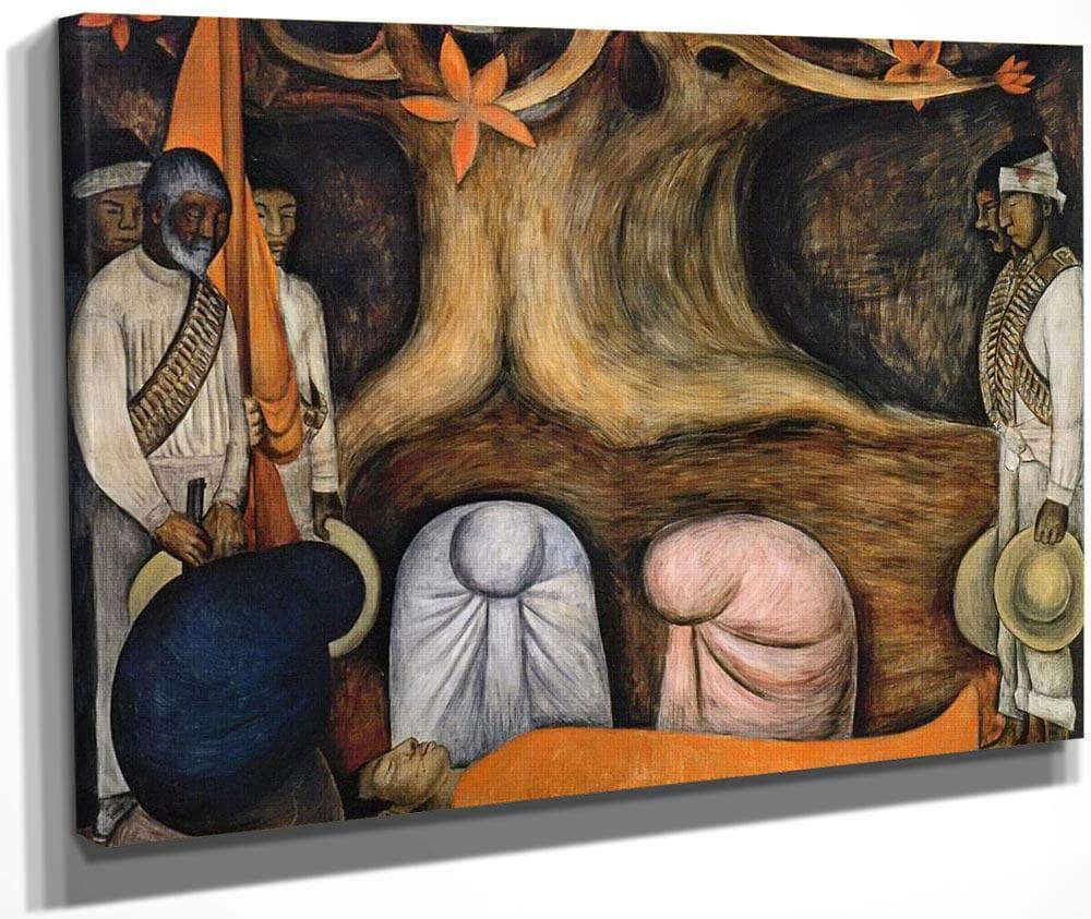 Revolution Germination The Flowering Of The Revolution By Diego Rivera Fine Art Print