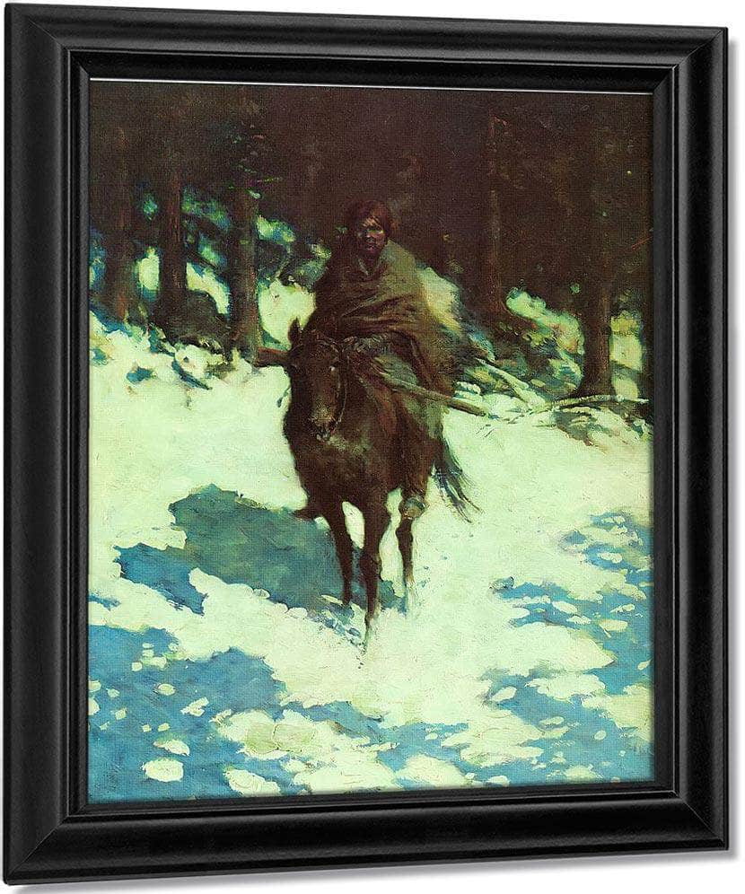 Rhe Sentinel By Frederic Remington Fine Art Print