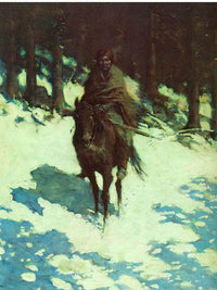 Rhe Sentinel By Frederic Remington Fine Art Print