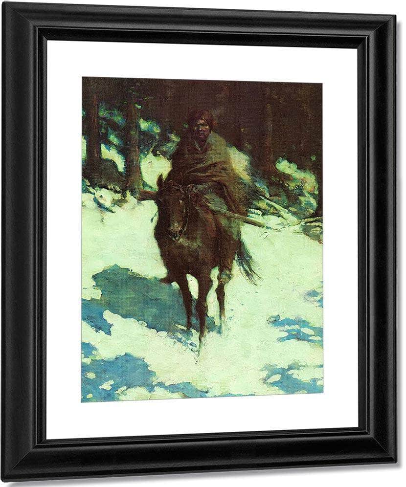 Rhe Sentinel By Frederic Remington Fine Art Print