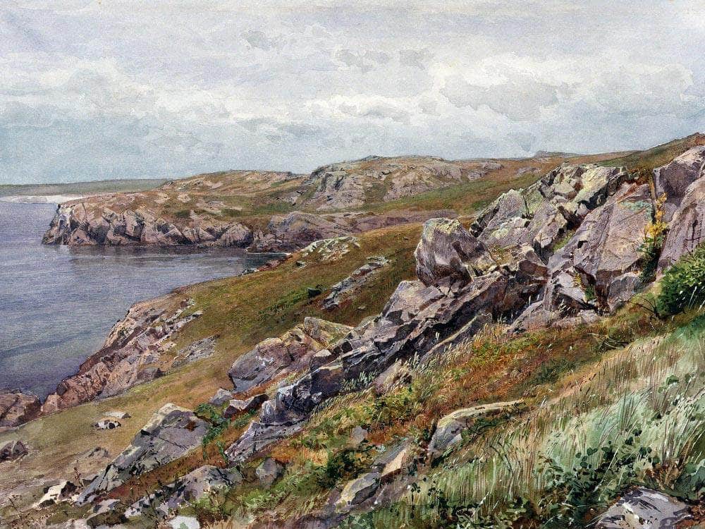 Rhode Island Coast Conanicut Island By William Trost Richards Fine Art Print