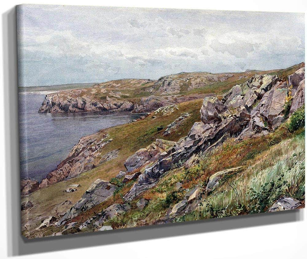 Rhode Island Coast Conanicut Island By William Trost Richards Fine Art Print