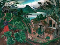 Rhubarb And Little Girl At Sandalstrand By Nicolai Astrup Fine Art Print