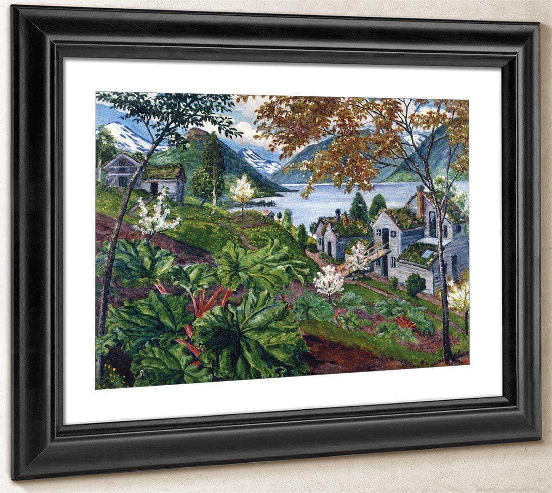 Rhubarb At Sandalstrand By Nicolai Astrup Fine Art Print