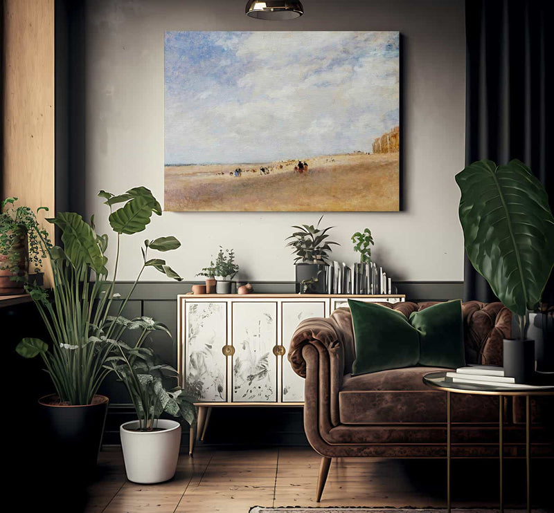 Rhyl Sands C.1854 By David Cox Fine Art Print