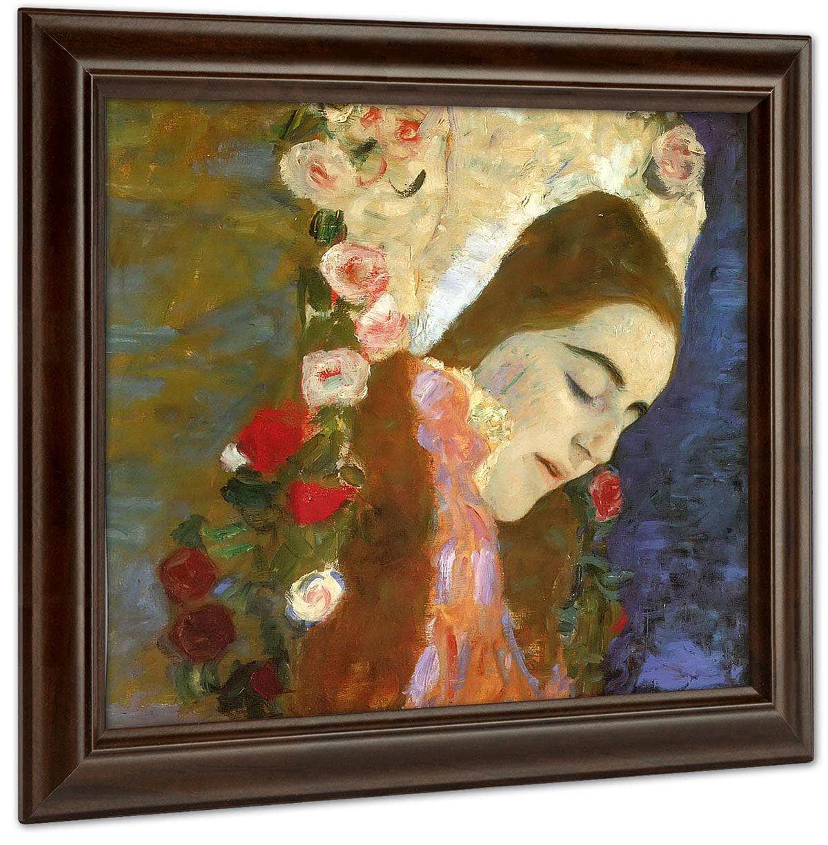 Ria Munk On Her Death Bed By Gustav Klimt Fine Art Print