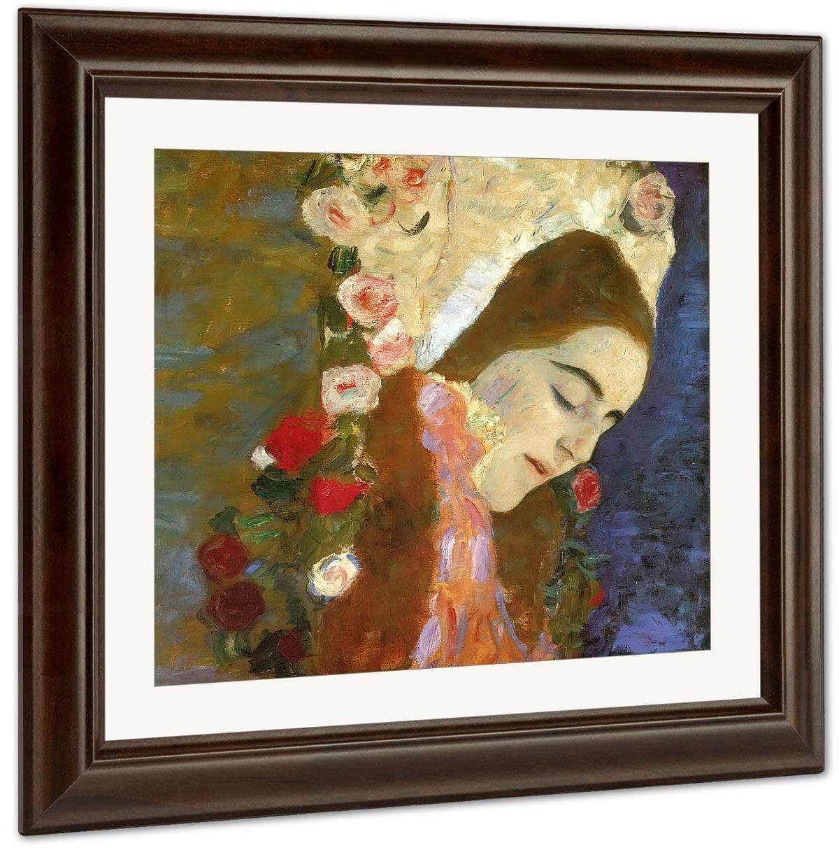 Ria Munk On Her Death Bed By Gustav Klimt Fine Art Print