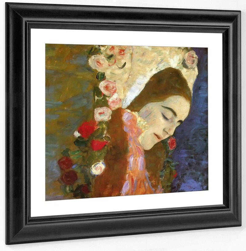 Ria Munk On Her Death Bed By Gustav Klimt Fine Art Print