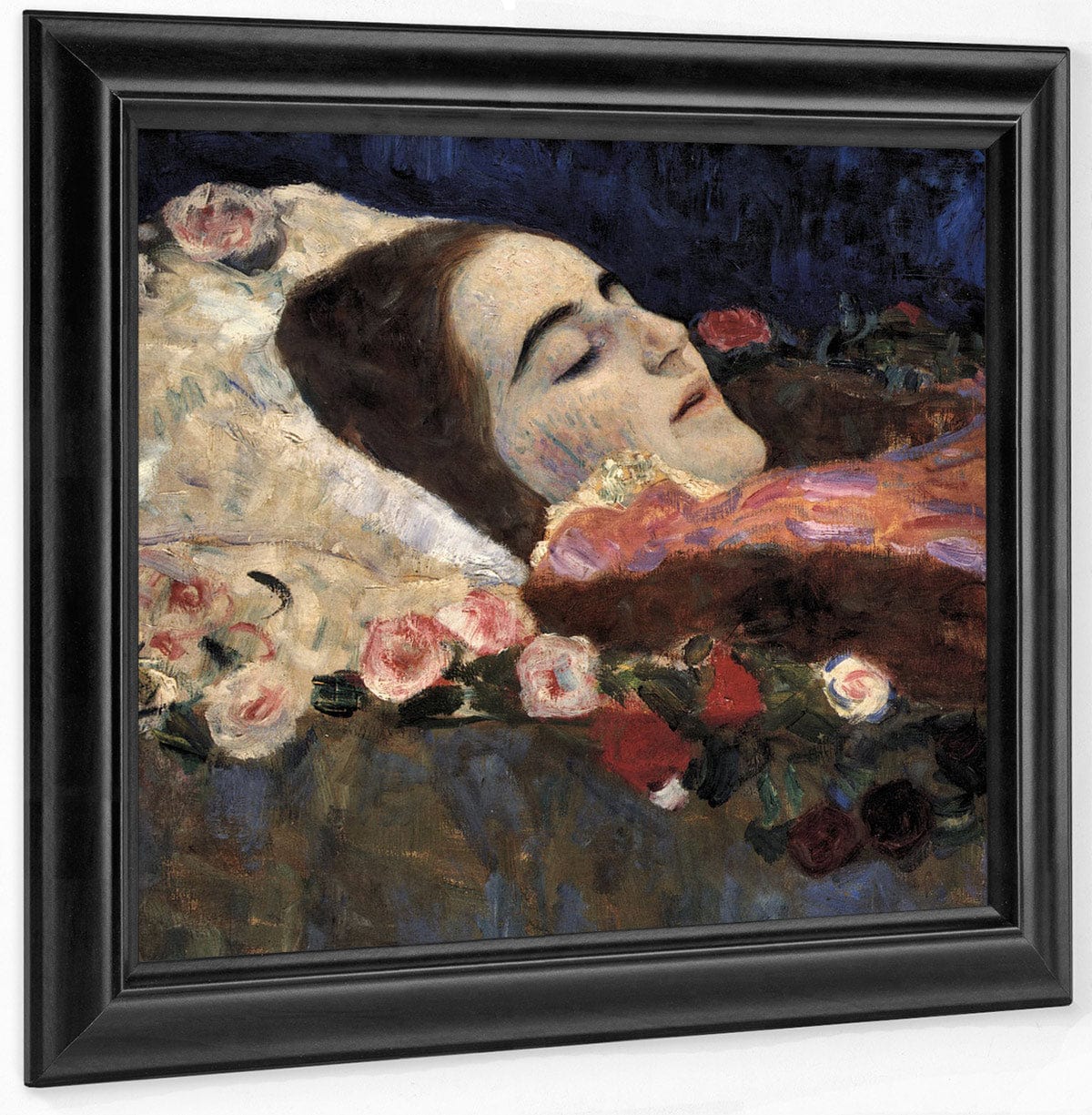 Ria Munk On Her Deathbed 1912 50X50Cm Private Collection By Gustav Klimt Fine Art Print