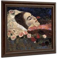 Ria Munk On Her Deathbed 1912 50X50Cm Private Collection By Gustav Klimt Fine Art Print