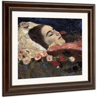 Ria Munk On Her Deathbed 1912 50X50Cm Private Collection By Gustav Klimt Fine Art Print