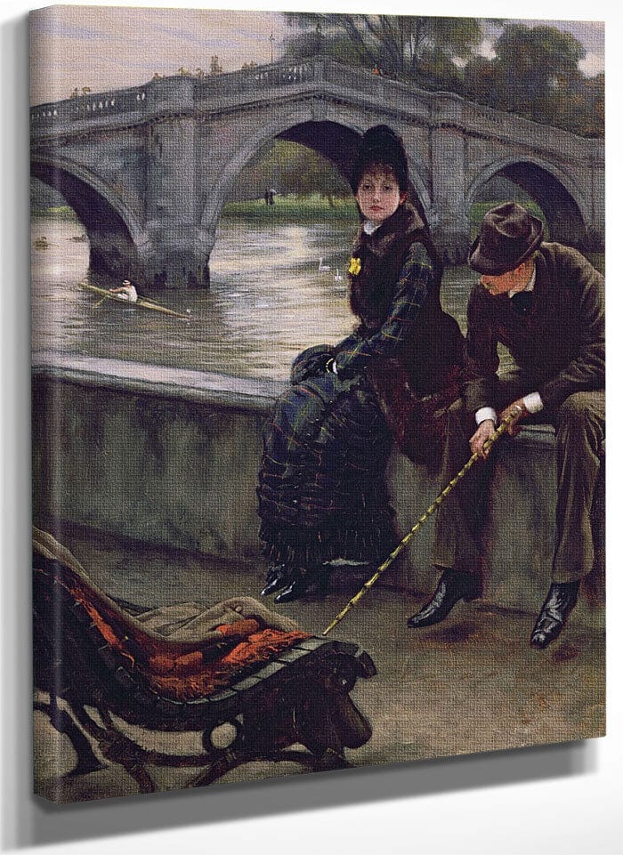 Richmond Bridge By James Tissot Fine Art Print