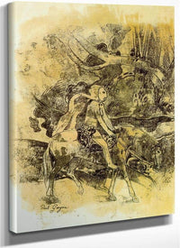 Rider By Paul Gauguin Fine Art Print