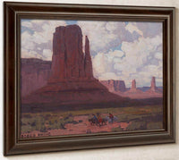 Riders In Canyon De Chelly National Monument By Edgar Payne Fine Art Print