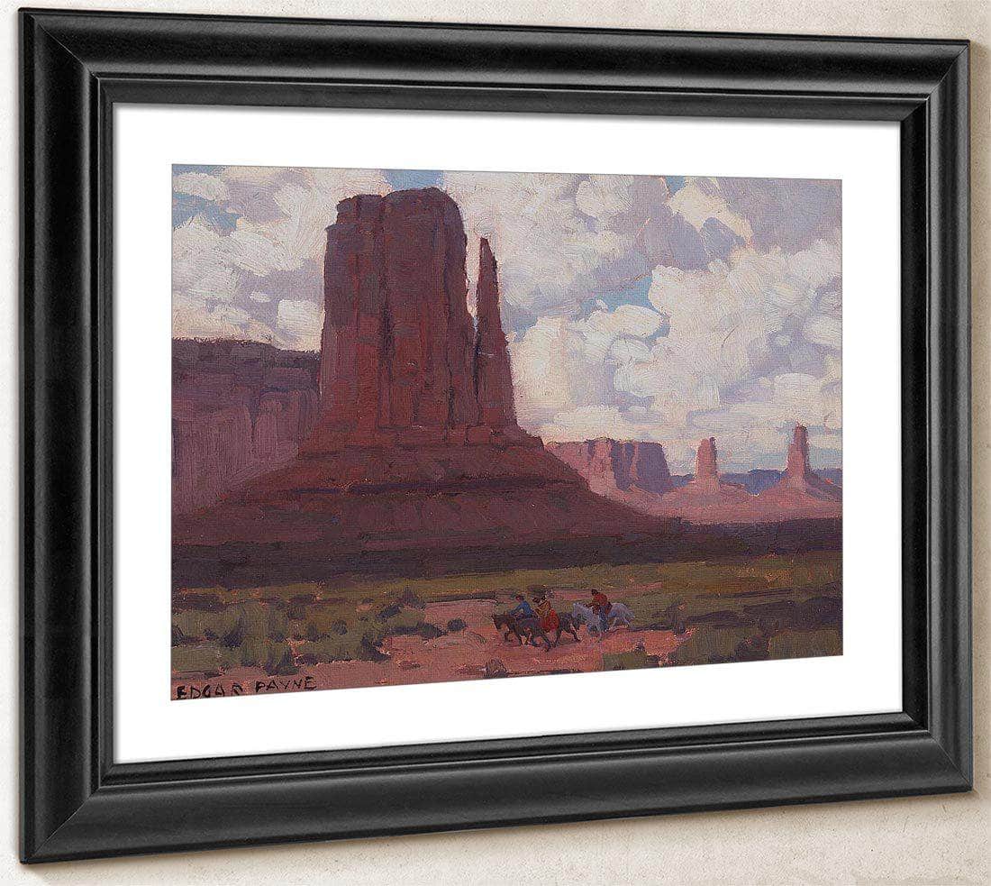 Riders In Canyon De Chelly National Monument By Edgar Payne Fine Art Print