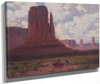 Riders In Canyon De Chelly National Monument By Edgar Payne Fine Art Print