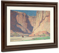 Riders In The Canyon De Chelly, Arizona By Edgar Payne Fine Art Print
