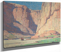 Riders In The Canyon De Chelly, Arizona By Edgar Payne Fine Art Print