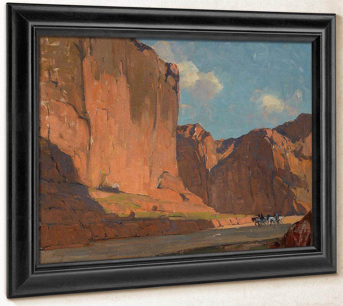 Riders Passing Through The Canyon By Edgar Payne Fine Art Print