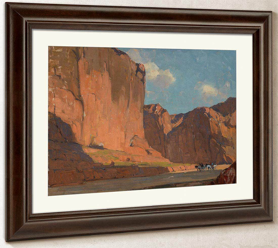 Riders Passing Through The Canyon By Edgar Payne Fine Art Print