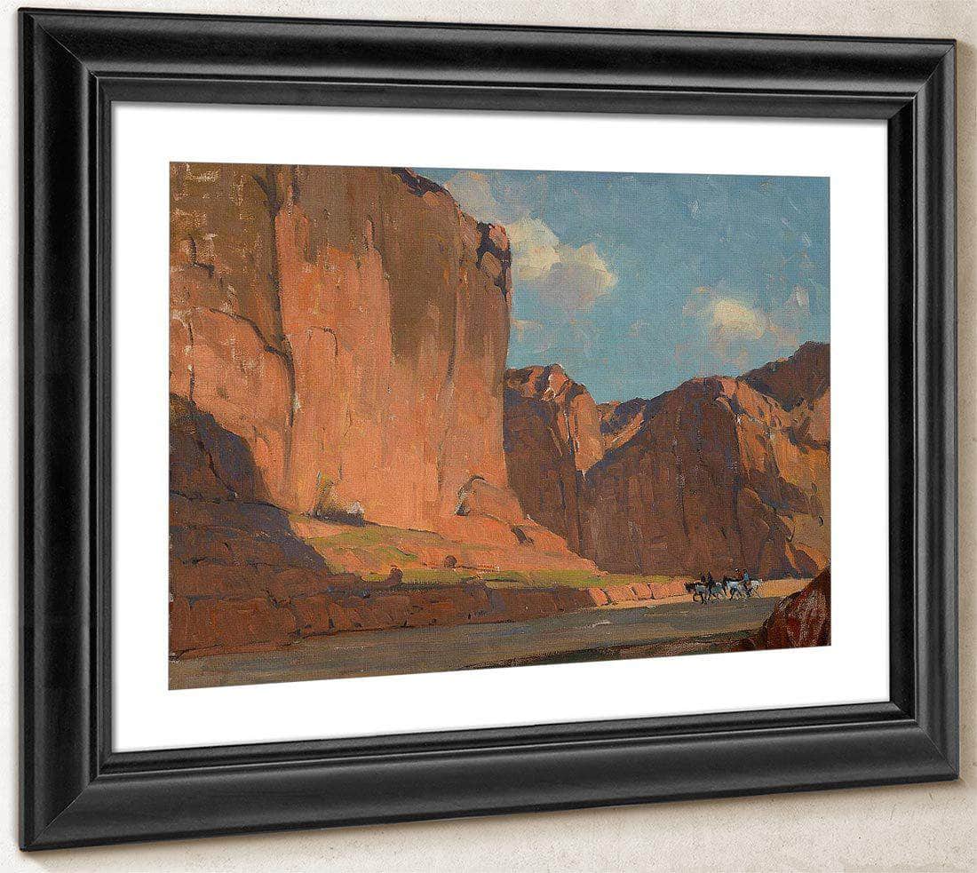 Riders Passing Through The Canyon By Edgar Payne Fine Art Print